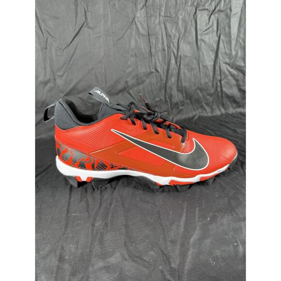 Nike Alpha Huarache Varsity Turf Shoes Men’s Size 12 FQ4536-600 Baseball Red - Picture 2 of 9